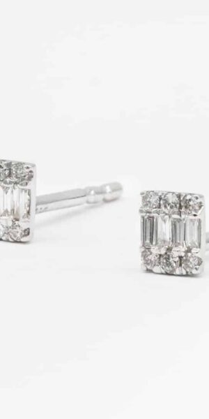 Mondevio Silver Bead Hoop Earrings